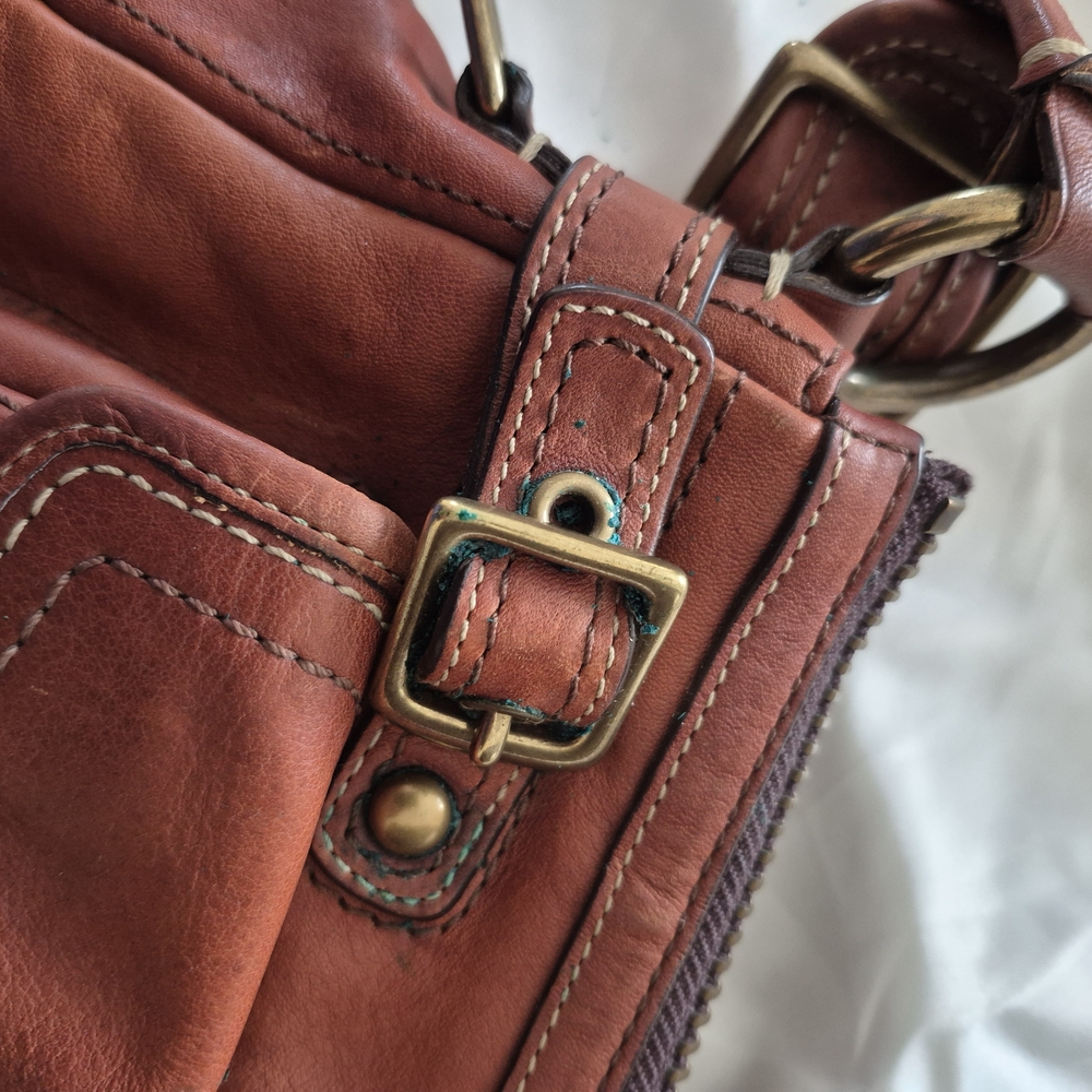 Coach Legacy 65th Anniversary Brown Whiskey Vachetta Leather Shoulder Bag - Picture 6 of 7